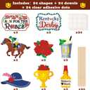 Derby Day Party Supplies Centerpieces Sticks Talk Derby to Me Table Toppers for Horses Race Birthday Party Horse Themed Party Decorations