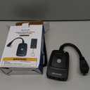 DEWENWILS Light Sensor Timer Waterproof, Plug in Timer Switch, 100 ft Range Remote Control with 2 Grounded Electrical Outlets for Christmas Outdoor String Lights, 15A 1/2HP UL Listed