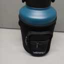 WATERSY 1 Gallon Water Bottle Insulated(Cold for 48 Hrs),BPA Free&Leak Proof,128oz Stainless Steel Water Jug,Big thermo,Large Water Bottle with Handle for Gym,Hiking,Camping&Travel,Lake Blue