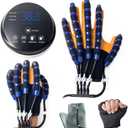 Rehabilitation robot gloves, stroke rehabilitation equipment with USB charging function, hand grinder for treatment (Yellow)