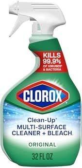 Clorox Clean-Up Multi-Surface Cleaner with Bleach, 32 Fl Oz Ea, Pack of 2 
