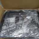 LAMU 160L Laundry Hamper with Wheels, Black Rolling Laundry Basket with Lid and 3 Removable Laundry Bag, Large Capacity 3 Section Dirty Clothes Hampers for Laundry Room, Bedroom, Bathroom, Dorm