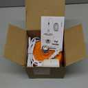 Enhon Chicken Coop Heater, 400W Heat Lamp for Chickens, Smart Chicken Brooder Heater with Thermostat & Timer, 5 Ft Extra Long Cable Heating Lamp for Chicks Ducks Dogs Cats Reptiles, No Remote (120v)