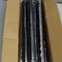Tension Curtain Rod Extra Long Outdoor Curtain Rod Black Shower Curtain Rods No Drilling 31-168 In2.58-14FtAdjustable Spring Tension Rods Heavy Duty for Bathroom Patio Window Rust Proof