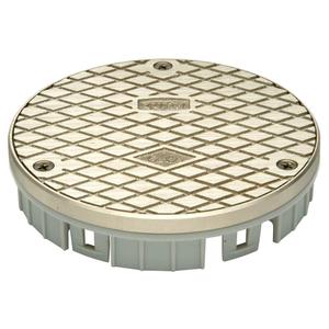 Zurn LC-CR06NI Round 6" Nickel Bronze Cleanout Head Assembly