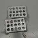 Precision Ground 1-2-3 Block Set (2 Blocks) - 1"x2"x3" Tool Steel 23 Holes, Matched Pair - Size/Flatness: .0003", Parallelism: .0002"