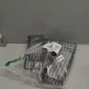 TAILI Shower Caddy Suction Cup 2 Pack with Hooks & Soap holder, Heavy Duty Shower Organizer for Bathroom, No Drilling Bathroom Organizer with Large Capacity, Black Metal Storage Basket