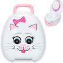 My Carry Potty - Pink Dragon Travel Potty, Award-Winning Portable Toddler Toilet Seat for Kids to Take Everywhere