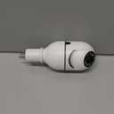 WESECUU Light Bulb Security Camera -5G& 2.4GHz WiFi 2K Security Cameras Wireless Outdoor Motion Detection and Alarm, Two-Way Talk, Color Night Vision, Human Detection, Bulb Camera Compatible with Alexa (2K/1-Pack, White)