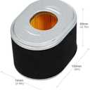 Replacement 17210-ZE1-517 Air Filter for Gx140 Gx160 Gx200 5.5hp 6.hp Small Engines, Compatible with Raven 212cc 24in Front-Tine Tiller (5 pcs)