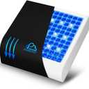 Premium Large Gel Seat Cushion, Memory Foam Seat Cushion for Recliner, Wheelchair, Office Chair, Car, Floor, Dining Chair, Sciatica, Coccyx, Back Pain & Pressure Sore Relief, Design with Ventilation