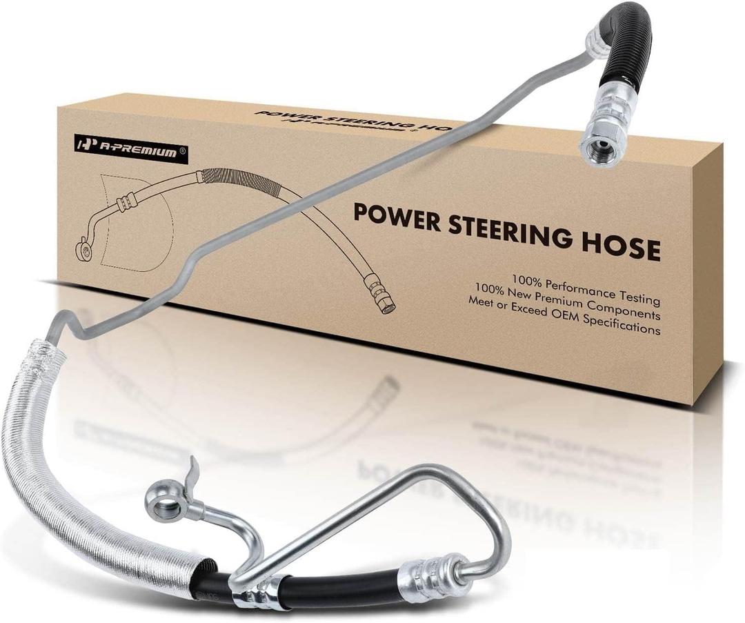 A-Premium Power Steering Pressure Hose Line Assembly Compatible with Lexus LS400 1990-1997, Base V8 4.0L, From Pump, Reference 4441050040