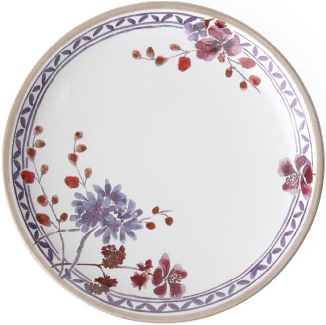 Villeroy & Boch Artesano Provencal Lavender Salad Plate, 8.5 in, Premium Porcelain, White/Multicolored