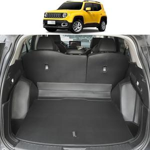 Amazon.com: Cargo Mat & Backrest Mat Compatible with 2016-2023 Jeep Renegade (and Rear Left and Right Side Panels) - Custom Fit PU Leather Cargo Liner and Rear Backrest Protector- All Weather Trunk Mats : Automotive