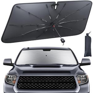 Car Windshield Sunshade for Tacoma (2016-2026) - 2026 Foldable Car Windshield Sun Shade Umbrella, 5-Layer UV Block, 10-Rib Frame, for Tacoma (2016-2026) Interior Sun Protection, Tacoma Accessories