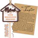 New Home Christmas Ornaments 2025, House Warming Gifts New Home, First Christmas House Ornaments, Home Beginning Memories Ornament, New House Gift Ideas for Women Men Couple Homeowners, Key