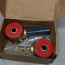 MIMIRACLE 3/4" Threaded Bushing Kit for 4-Link Suspension, Heavy Duty .750" Polyurethane Bushing, Includes Right and Left Hand Thread Bushings, 1/2" Bolt Hole -1Set