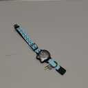 Waterproof Airtag Cat Collar, Breakaway Cat Airtag Collar with Luminous & Reflective Pattern Strap, Lightweight Kitten Collars for Apple Air tag, Hidden Holder for GPS Tracker - Cats, Kittens (9-13") (Mint Green)