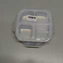 RAOOKIF 2 Pack Stainless Steel Snack Containers with Lids, 3-Compartment Leak-Proof Food Storage Containers, 20 oz Reusable Grab-and-Go Bento Box for School, Home, Office, and Camping, Dishwasher-Safe