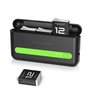 7000mAh Enduro Battery Charger for go pro Hero 12/11/10/9/8/7/6/5 Battery Battery Charging Case with 3 Channel, LED Indicator(Batteries not Included)