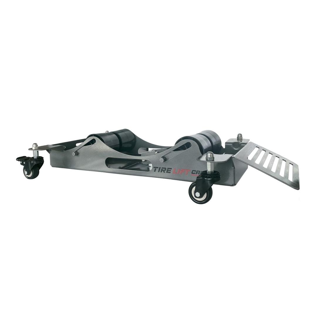 Tire Lift Caddy, Adjustable, Back-Saving Tire Dolly for DIY Enthusiasts, Auto & Tire Shops and Garages, No Assembly Required, 150lbs. Capacity