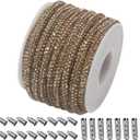 Rhinestone Glitter Rope 6 yards 0.17'' Bling Shoe Laces String Shine Cords for Shoes, Jewerlry Making DIY