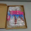 Kolldenn 24 Pcs Baseball Ice Cream Drip Party Favors Clear PVC Gift Bags Baseball Birthday Ice Cream Drip Goodie Snack Treat Bags with Handles for Sport Team Party Supply 6.3 x 5.9 x 3 Inches