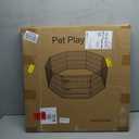 Puppy Pet Playpen 8 Panel 24 Inch Indoor Outdoor Metal Portable Folding Animal Exercise Dog Fence Ideal for Pet Animals Dog Cat Rabbit Breed Puppy (24" x 24" x 8)