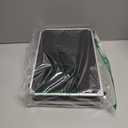 Aluminum Briefcase, Key Lock Clipboard Storage Box, Lockable Storage Case with Foot pad and Corner Protectors, 13x 10x 2.75 inch