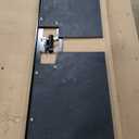 Buyers Products 8597220 No Drill, 20" Hitch Mounted Mud Flaps, Anti-Rattle Clamp & Exhaust Shield Kit  Steel Frame, 3/8" Reversible Rubber Flaps, Fits 2" & 2.5" Receivers, Mounting Hardware Included