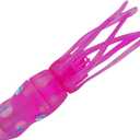 Electric Swimming Octopus Bath Toy Waterproof LED Light-Up Tub Toy for Toddlers, Cute Soft Tentacles, Safe BPA-Free, Fun Shower & Pool for Boys Girls (Red)