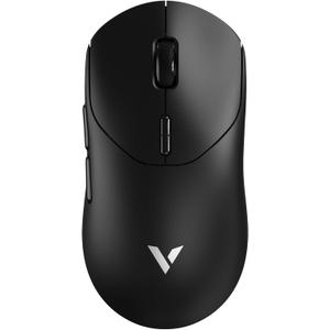 Rapoo VT2 Wireless Gaming Mouse, True 8K Wireless Polling Rate, 53g Lightweight, Up to 750 Hr Battery, Nordic nRF54L15 MCU, 100-Million Mechanical Switch, 10 Programmable Buttons, Macro Enabled (Black)