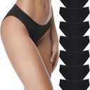 SIMIYA 7 Cotton Underwear for Women Stretch Hipster Underwear Panties Breathable Soft Bikini Underwear XL 