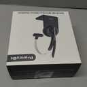 Bluetooth Headset, Wireless Headset with Microphone for PC, V5.2 Computer Headset with Noise Cancelling Mic, USB Dongle, Charging Base & Mute Button for Work, Cell Phones, Computer (Black)