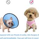Dogs Recovery Suit Post Surgery Shirt for Puppy, Wound Protective Clothes for Little Animals(Pink Stars-XXS)