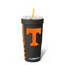 Frostbuddy | To Go Buddy - 30 oz Stainless Steel Vacuum Insulated Tumbler Cup - thermal cups for hot and cold drinks - stainless steel Tumbler Dunkin Cup (Tennessee Vols - Black)
