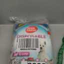 Simple Solution Disposable Female Dog Diapers, Absorbent Leak Proof Protection for Incontinence, Puppy Training, Heat Cycle, Travel, and Housebreaking, Small Dogs, 15–19 Inch Waist, 12 Count