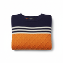 ZEAGOO Womens Sweaters Long Sleeve Tops Crew Neck Knit Pullover Sweaters Fall Fashion 2026 Dressy Casual Basic Clothes (Small, Colorblock 229)