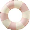 Swimming Pool Floats for Kids Ages 5-10, Inflatable Tubes With Simple Stripes, Cute Swim Rings, Floaties Water Toys for Beach Party