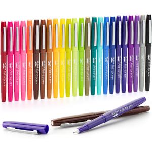 Mr. Pen- Felt Tip Pens, 24 Pack, Colorful Felt Tip Pens, Fast Dry, No Smear, Planner Markers (Assorted Colors)