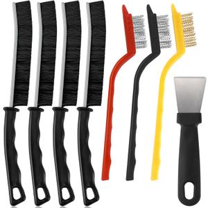 Crevice Gap Cleaning Brush Tool, 8 PCS Crevice Cleaning Brushes, Cleaning Brushes for Household Use, Multifunctional Hard Bristle Cleaning Brush, Gap Clean Brush Tools