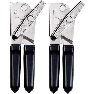 EZ-DUZ-IT Deluxe Can Opener with Black Grips (Set of 2)