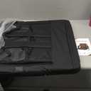 HOPERAN Dual-Sided Heated Stadium Seats for Bleachers with Back Support, 3 Levels Heating Bleacher Seats with Backs and Cushion Wide, 5 Pockets Portable Stadium Chair for Outdoor Sports (Orange) (21" Regular)