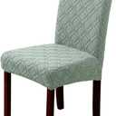 Detachable Telescopic Dining Chair Cover, Kitchen Washable Seat Protector (Chair Cover Only)