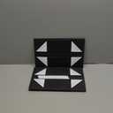 SAFIGLE 2pcs Foldable Boxes Lids Colorful Wrapping Cases for Jewelry and Flowers Small Storage Containers for Party Favors and Special Occasions (Black)