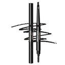 2 x Gentlehomme - Men's 2-in-1 Eyebrow Brush & Pencil - Shape, Define & Fill In - Ultra-Thin, Long-Lasting Black - Vegan