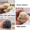 Squishy Fidget Sensory Stress Human face Toys for Adults Teens Kids,Decompression Anxiety Relief Toy,Funny Gift for Birthday,Christmas,Stocking Stuffer Gift