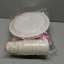 Pack Of 2 Decodinli Mother's Day Party Supplies, Mother's Day Paper Plates and Napkins, Happy Mother's Day Party Decorations, Mother's Day Paper Plates, Cups, Napkins Party Tableware Set, Serves 20
