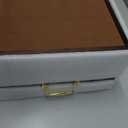 Solid Walnut Silverware Storage Box, 2-Layer Silverware Chest with Drawer, Flatware Case with Lid and Felt Lined, Wood Flatware Storage Box Holds 12-16 Sets of Utensils, Wedding Housewarming Gifts