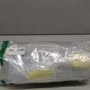 Ryaco Borosilicate Glass Water Bottle 33oz/1L/1000ml BPA-Free Leak Proof Ideal for School Home Office Travel Sport Yoga Gym Hot Cold Drinks with Portable Neoprene Carrying Sleeve and Sponge Brush